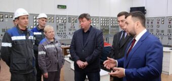 Глава Донецкой Народной Республики Денис Пушилин побывал на Старобешевской ТЭС
