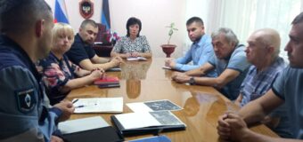 Оперативное совещание с представителями подрядной организации Московской области