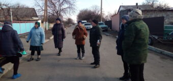 Сход с жителями села Богдановка