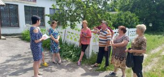 Глава Тельмановской поселковой администрации провела сход граждан с жителями с.Зерновое